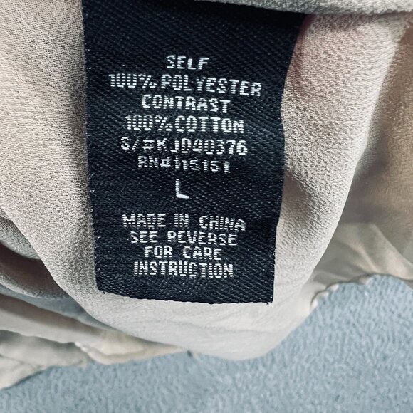 See You Monday Womens Boho Blouse Large Taupe Embroidered Peplum Festival Ethnic - Picture 6 of 10